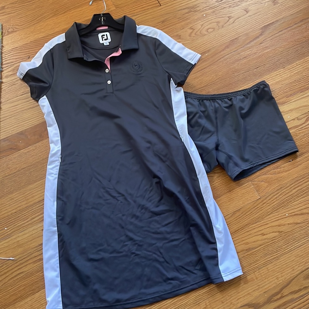 Footjoy golf dress and shorts